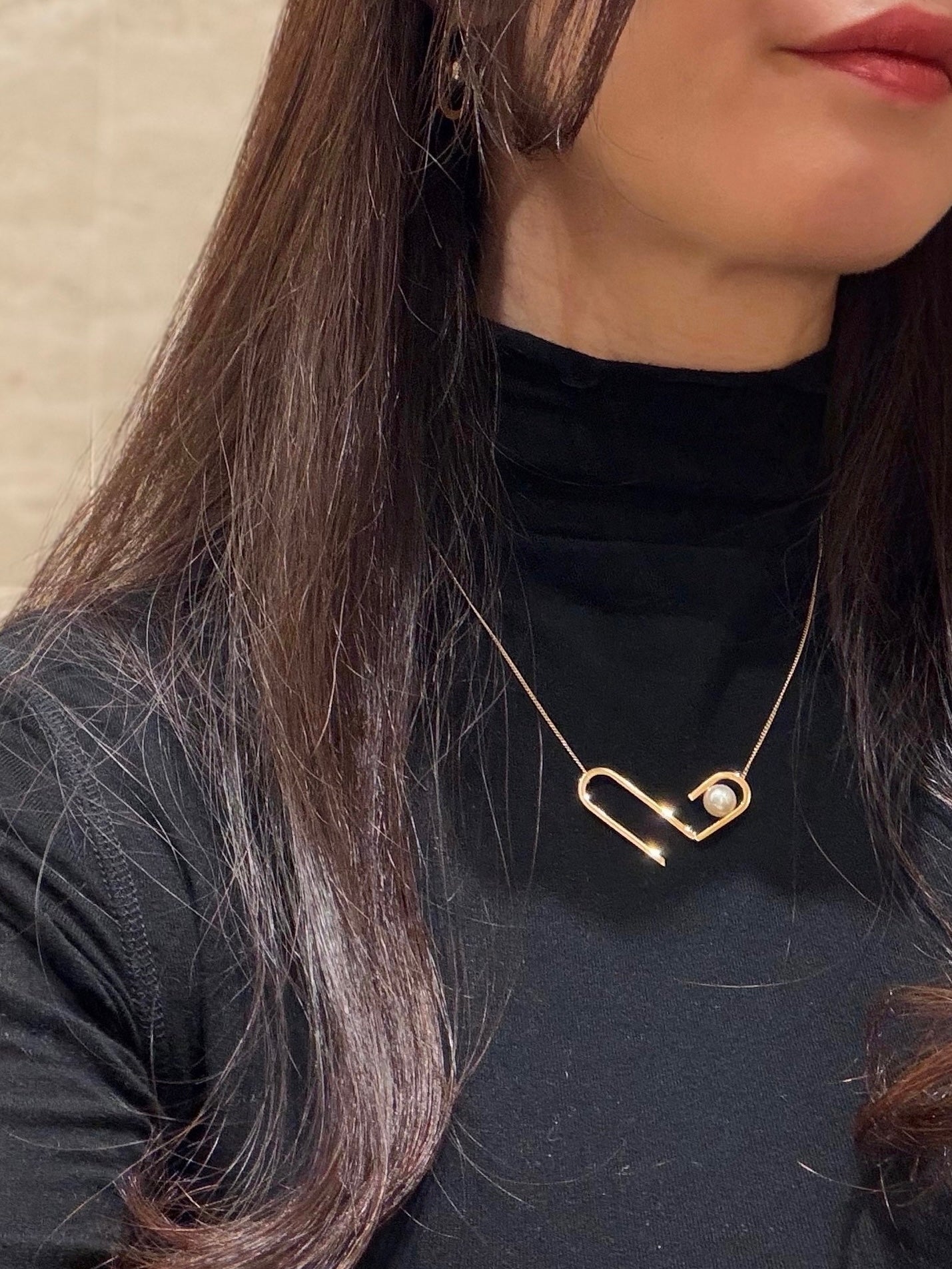 Heart Necklace-あこや真珠-