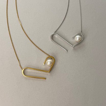 Heart Necklace-あこや真珠-