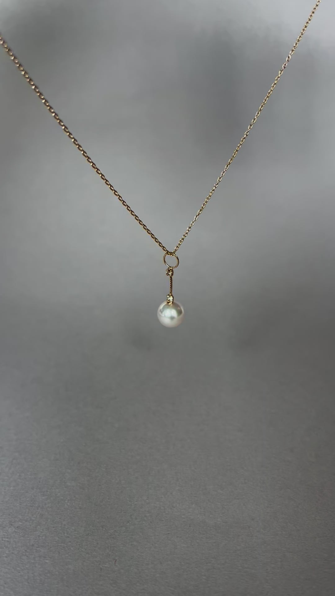 あこや真珠8mm×ダイヤモンド0.1ct ネックレス (45cm) – michi willway
