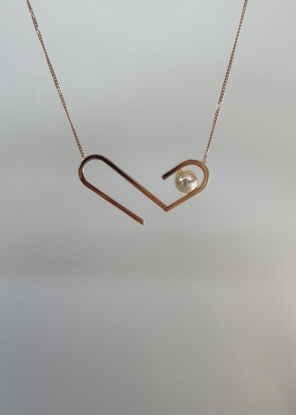 Heart Necklace-あこや真珠-